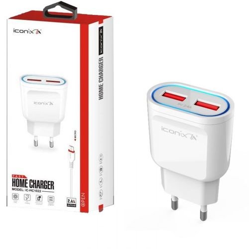 Chargeur iconix HC1022 Micro/USB 2.4A 12W