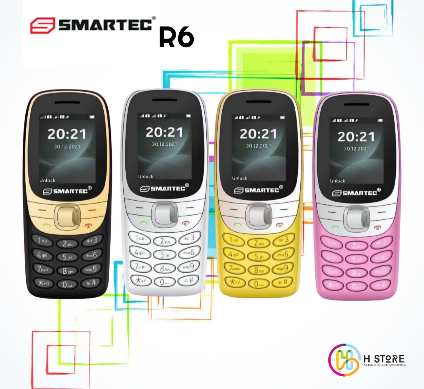 Téléphone Portable Smartec R6