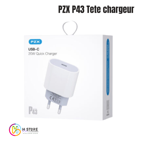 Tete Chargeur Type C - Iphone | PZX 20W P43