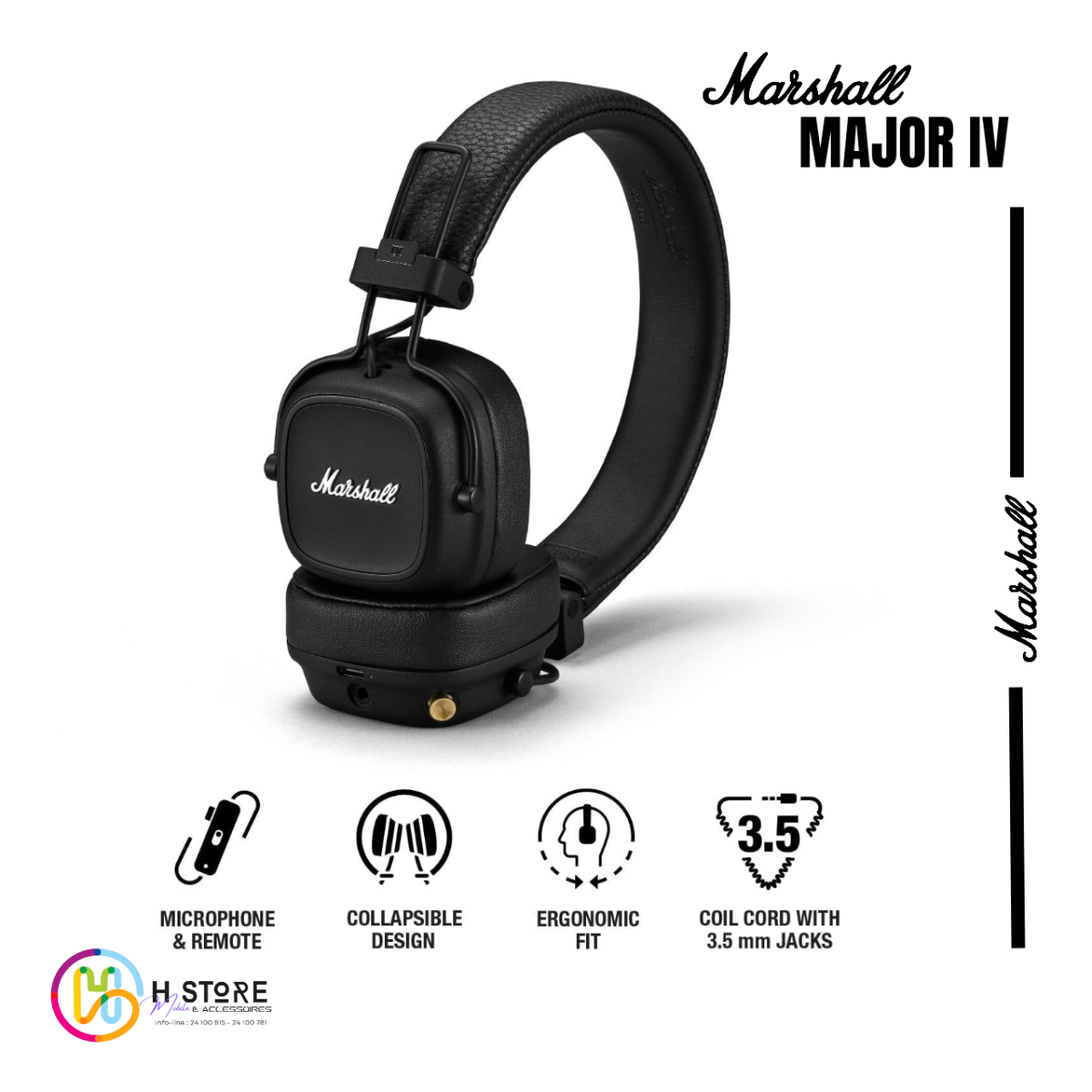 Casque Bluetooth ¦ MARSHALL Major IV – Image 3