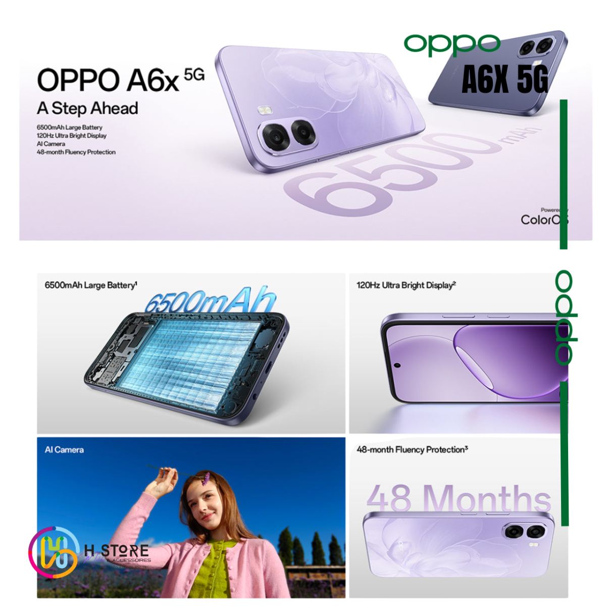 Oppo A6X 5G | Version 8Go 128Go   – Image 4