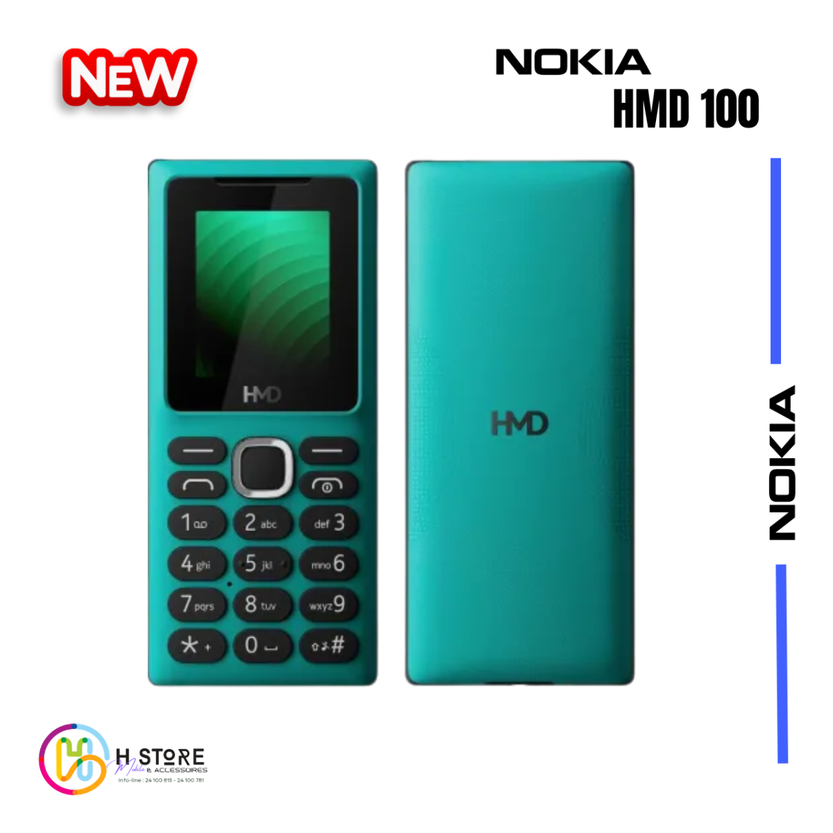 Téléphone Portable Nokia HMD 100 – Image 4
